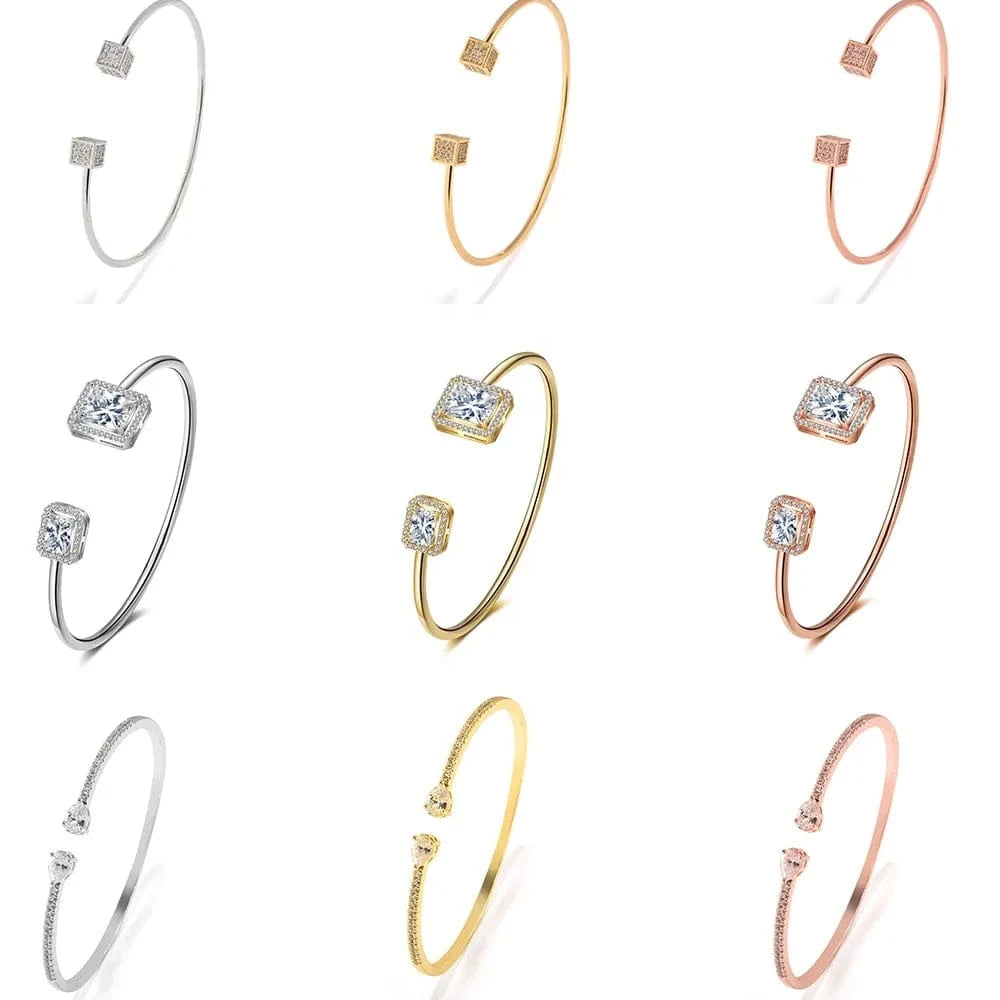 RAKOL BP2154   luxury dubai Indian ice out  cubic zirconia bridal  bracelets & bangles Girls  bridal bangle bracelet women