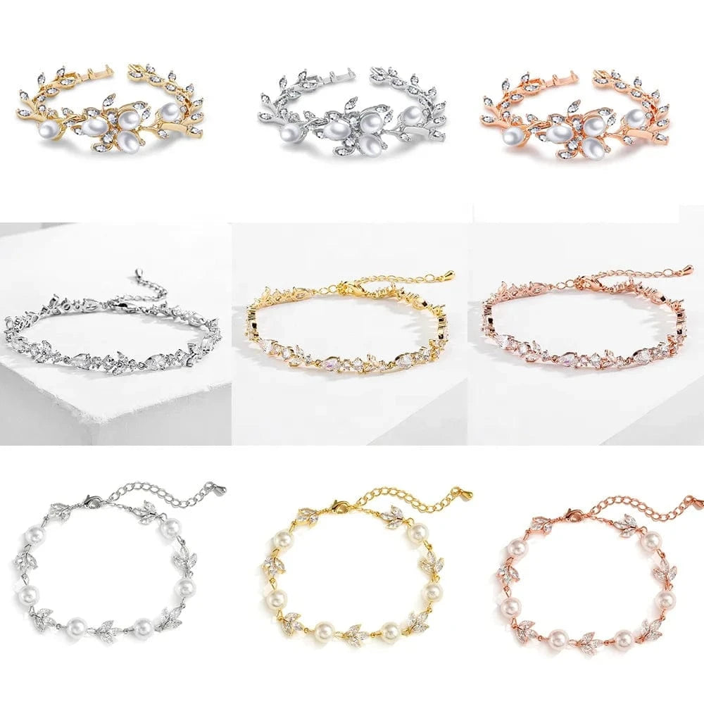 RAKOL BP2223  fashion jewelry bracelets & bangles women gold plated pearl  zirconia  adjustable bracelets girls  jewelry 2022