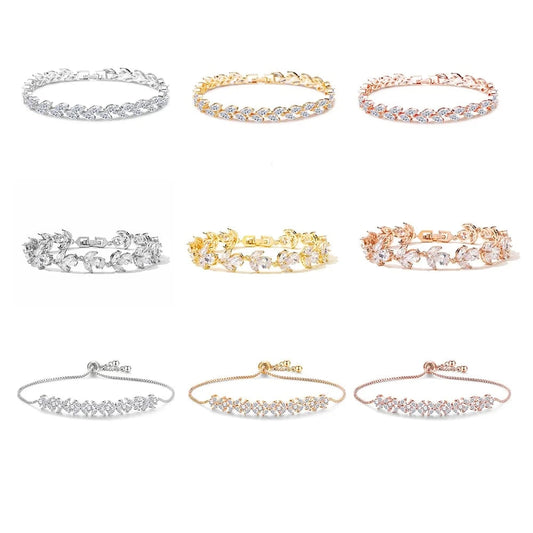 RAKOL BP2223  fashion jewelry bracelets & bangles women gold plated pearl  zirconia  adjustable bracelets girls  jewelry 2022