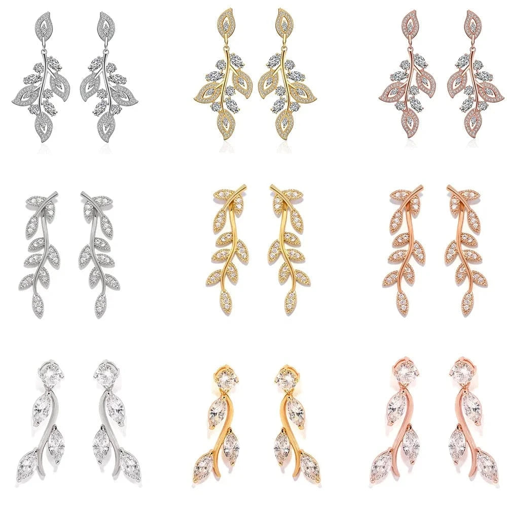 RAKOL  EP2144 wholesale luxury  gold plated women's long earings jewelry 2022 bridal big  statement earrings  jewelry women