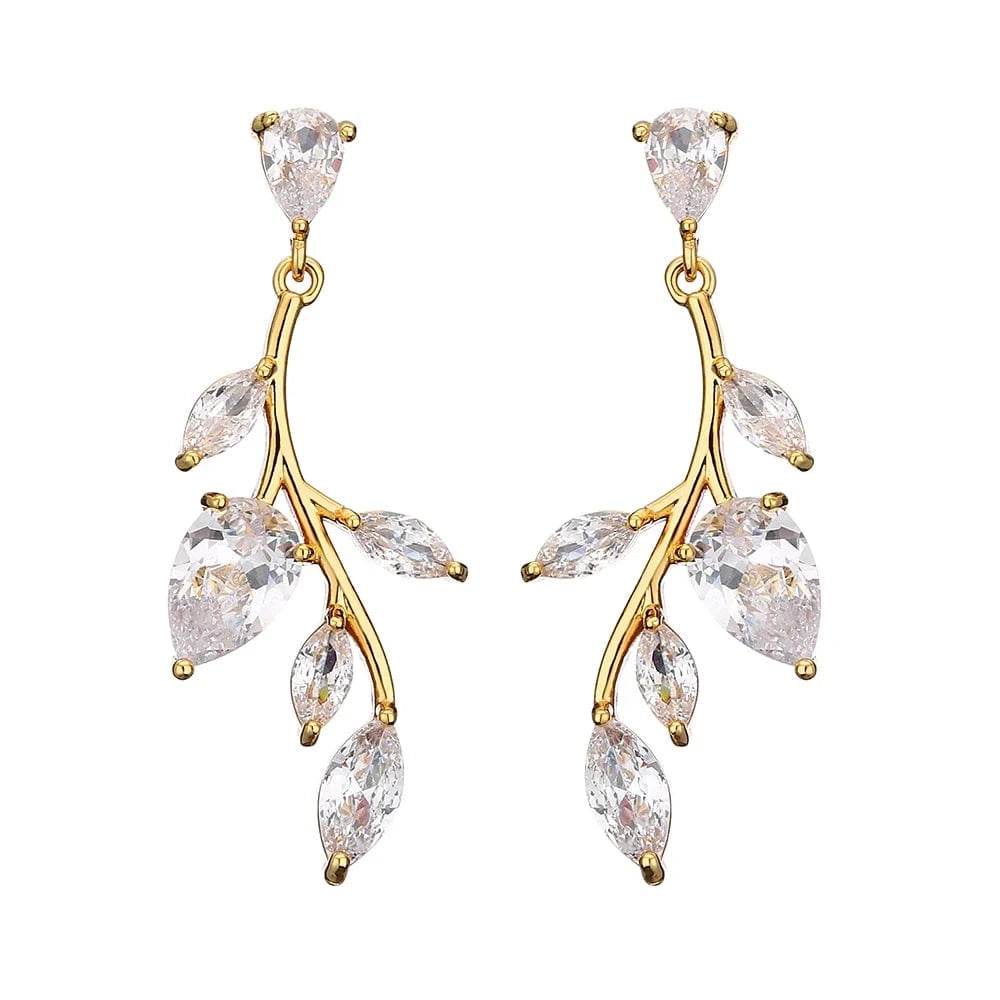 RAKOL  EP2144 wholesale luxury  gold plated women's long earings jewelry 2022 bridal big  statement earrings  jewelry women