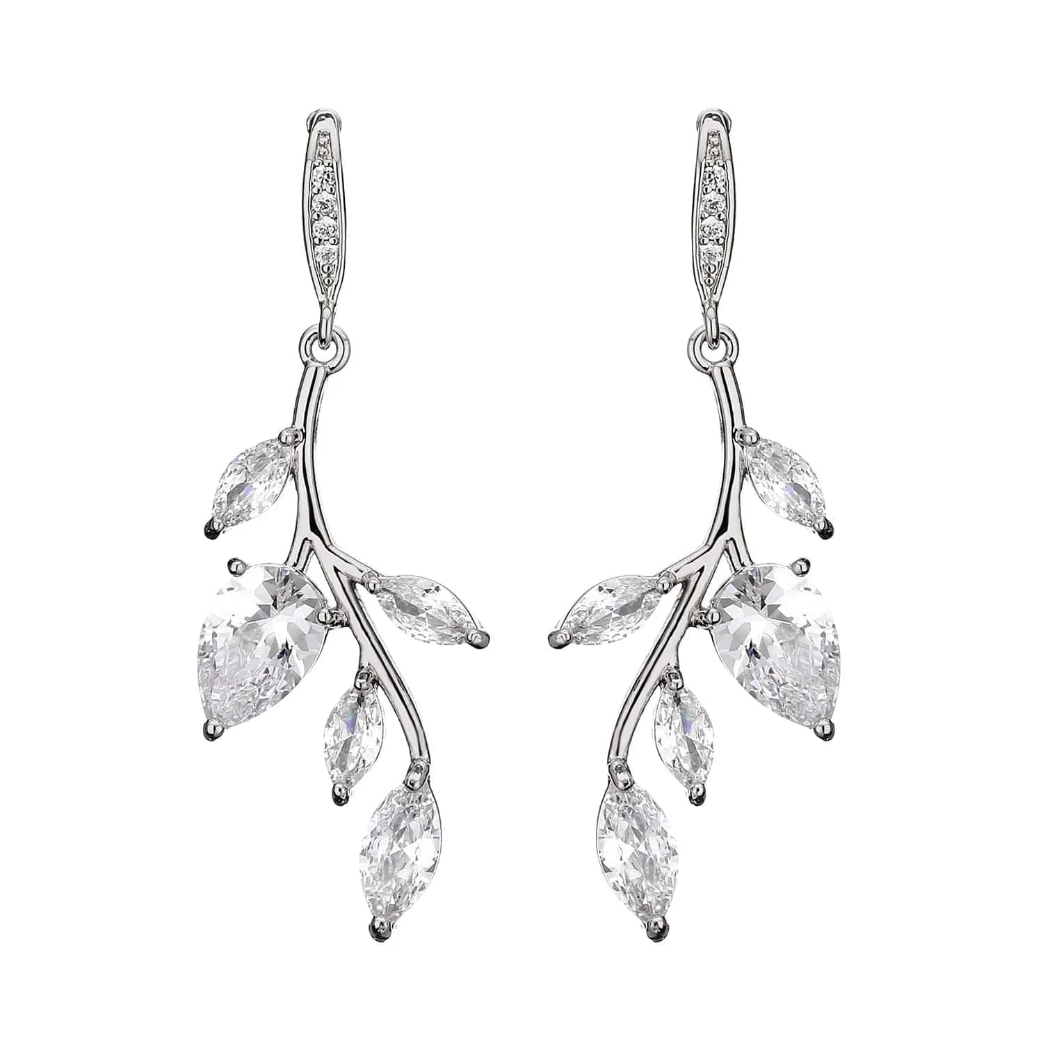 RAKOL  EP2144 wholesale luxury  gold plated women's long earings jewelry 2022 bridal big  statement earrings  jewelry women