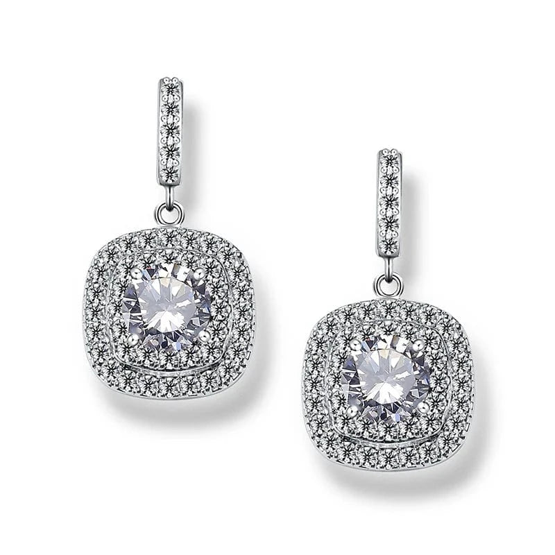 RAKOL EP2843 2022 New High Quality Gold Plated Cubic Zircon Diamond Earrings Sparking Wedding Bridal Luxury Earrings Women