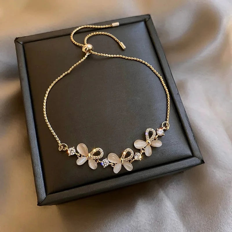 RAKOL JK007 Waterproof 18k Gold Plated 316 Stainless Steel Zirconium Designer Bracelet Bracelet Women Fashion Jewelry