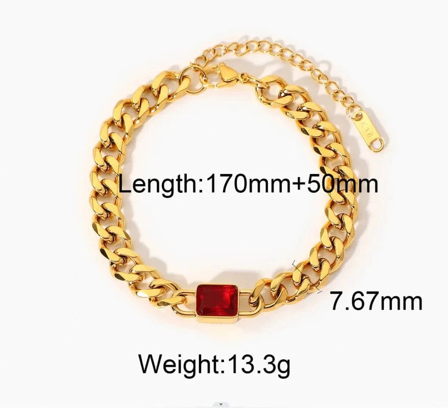 RAKOL JK007 Waterproof 18k Gold Plated 316 Stainless Steel Zirconium Designer Bracelet Bracelet Women Fashion Jewelry