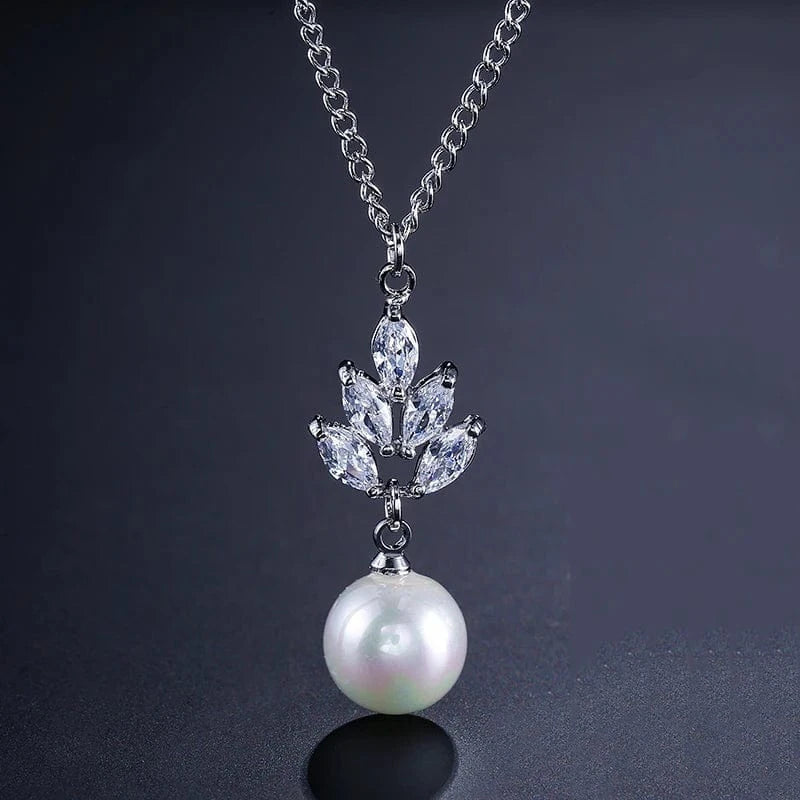 RAKOL NP055 fashion arrival wedding women necklace engagement pearl necklace