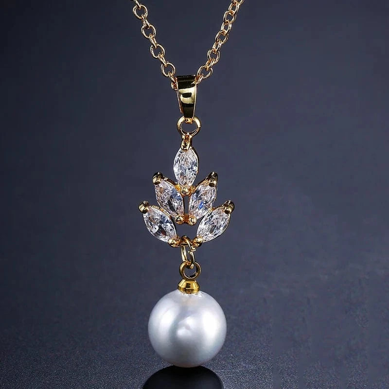 RAKOL NP055 fashion arrival wedding women necklace engagement pearl necklace