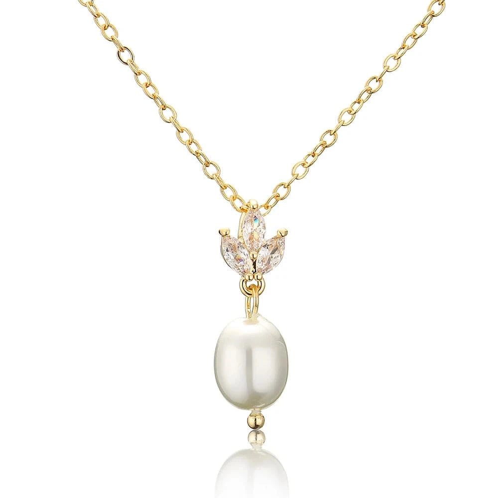RAKOL NP055 fashion arrival wedding women necklace engagement pearl necklace