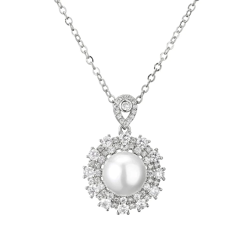 RAKOL NP055 fashion arrival wedding women necklace engagement pearl necklace