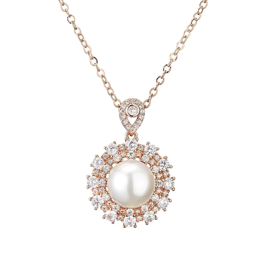 RAKOL NP055 fashion arrival wedding women necklace engagement pearl necklace