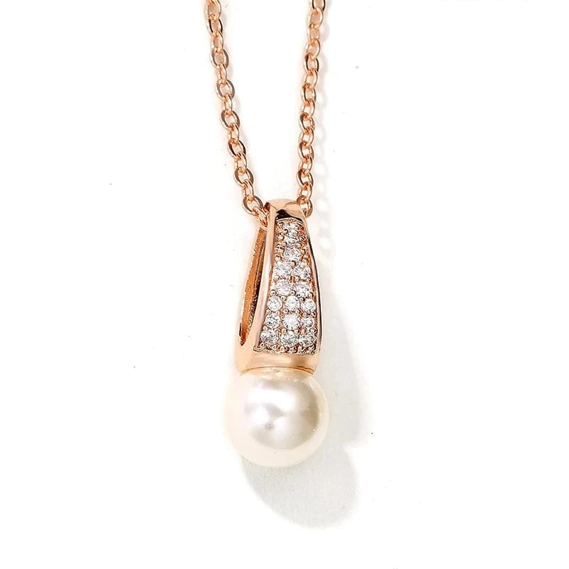 RAKOL NP055 fashion arrival wedding women necklace engagement pearl necklace
