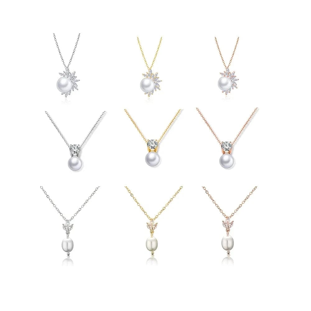 RAKOL NP055 fashion arrival wedding women necklace engagement pearl necklace