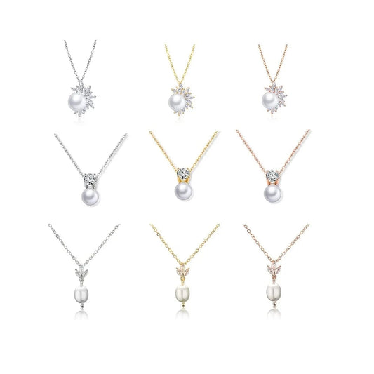 RAKOL NP055 fashion arrival wedding women necklace engagement pearl necklace