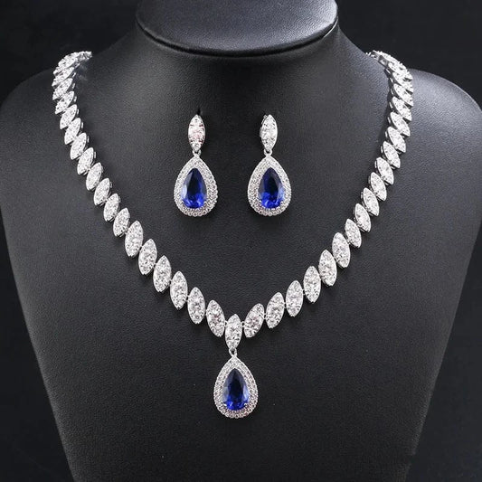 RAKOL SP168 Indian Jewelry Set 18k Gold Plated Zirconia Jewelry Set 925 Sterling Silver Luxury Wedding Jewelry sets For women