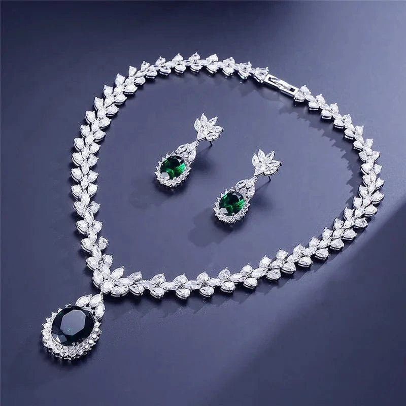 RAKOL SP168 Indian Jewelry Set 18k Gold Plated Zirconia Jewelry Set 925 Sterling Silver Luxury Wedding Jewelry sets For women