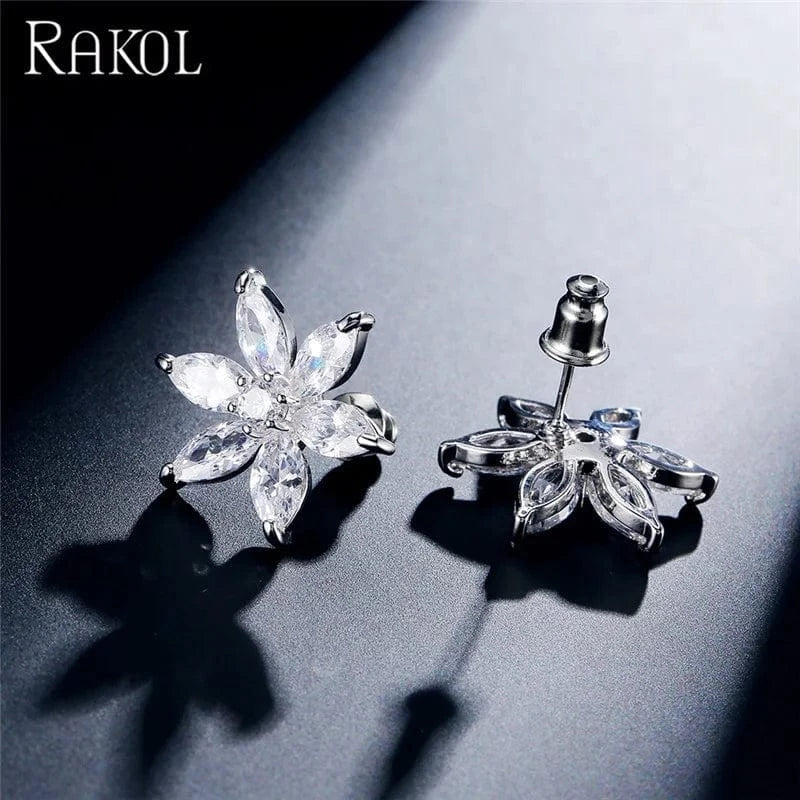 RAKOl SP235 fashion India dubai four piece suit zircon jewelry set luxury wedding bridal jewelry sets