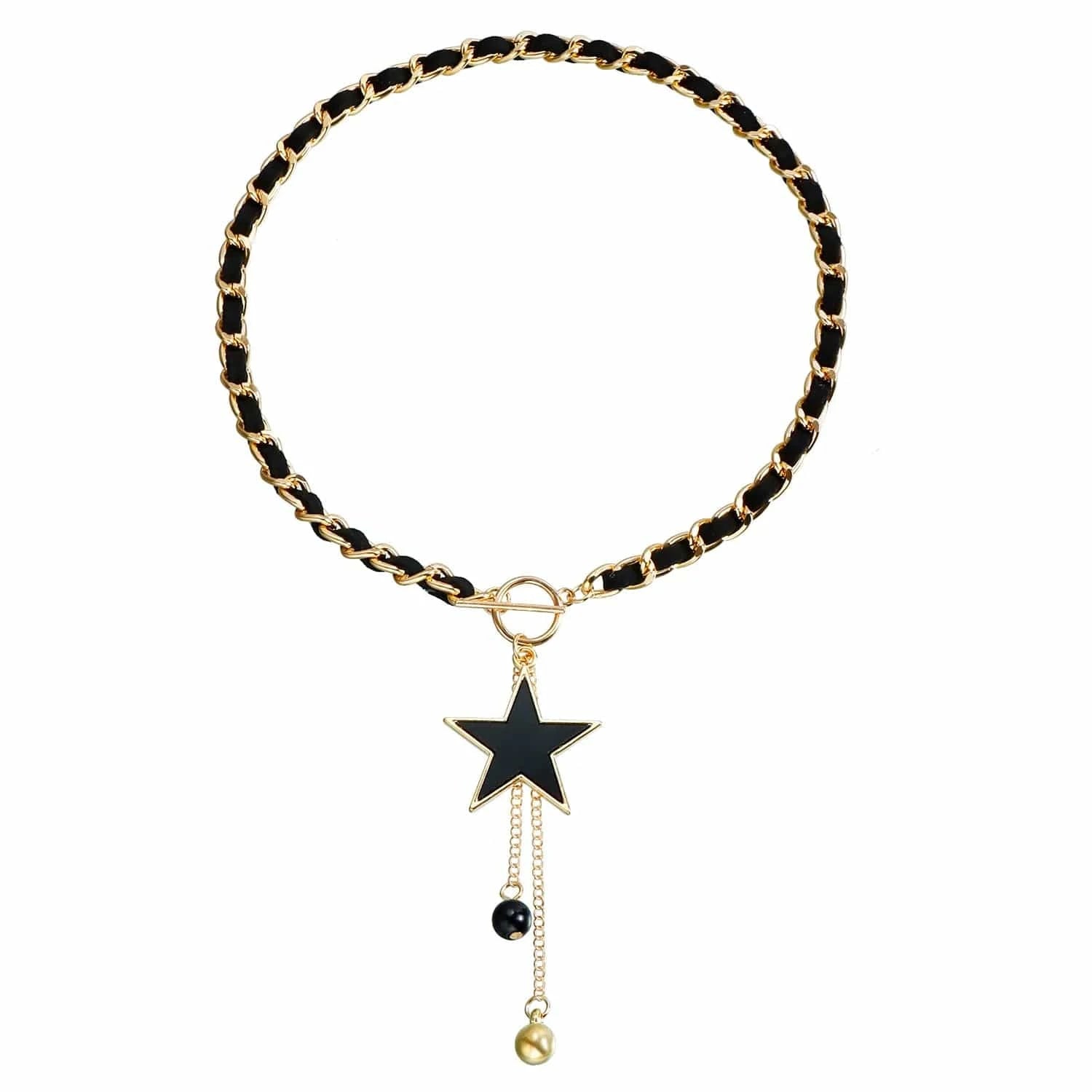 Random Sexy Wrapped Velvet Chain Black Heart-shaped Gold Butterfly Necklace for Women Girls Collarbone Chain Tassel Collar Bulk