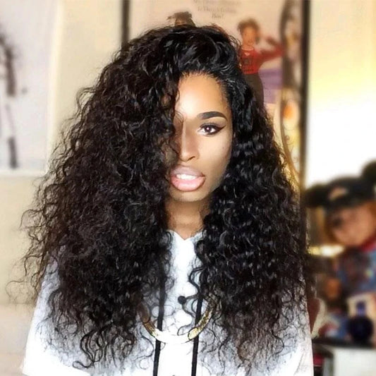 Raw indian pre plucked 360 frontal lace wig Diva curly human hair 360 lace Front wig full lace 150% density free ship