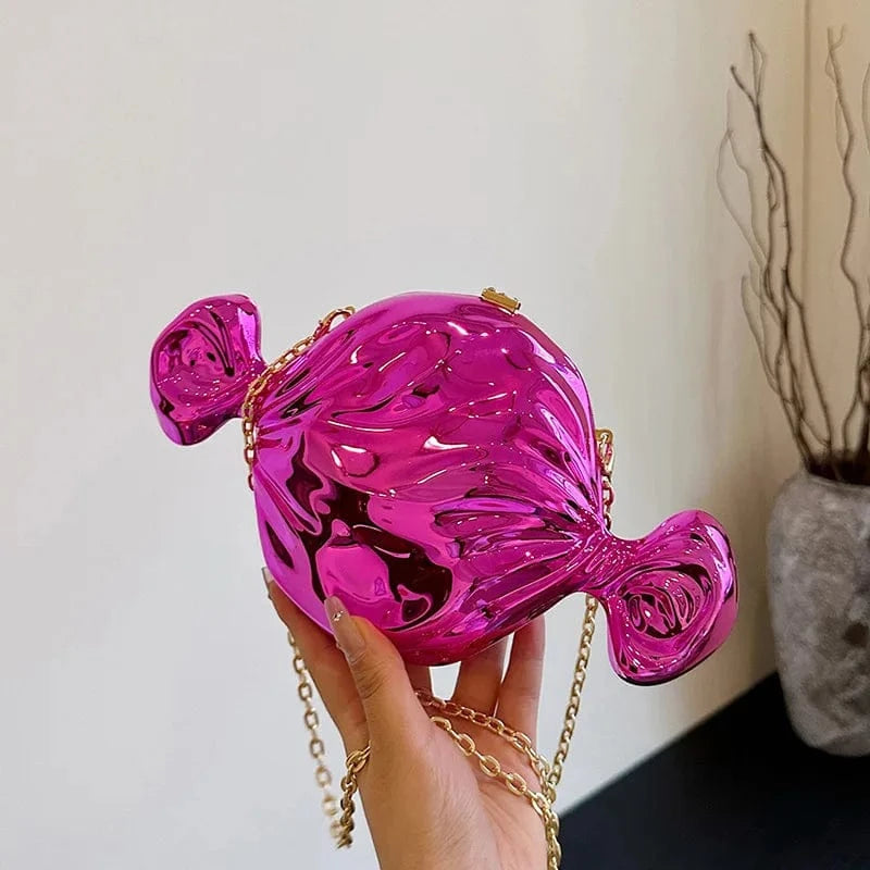 Ready to ship 2024 fashion boutique candy shape cute women's shoulder bags handbags