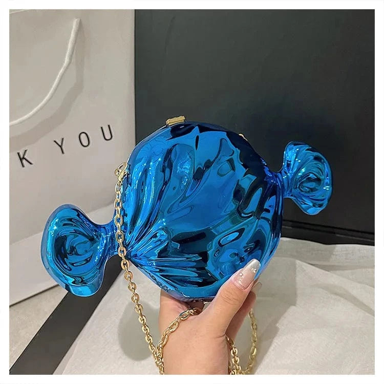 Ready to ship 2024 fashion boutique candy shape cute women's shoulder bags handbags