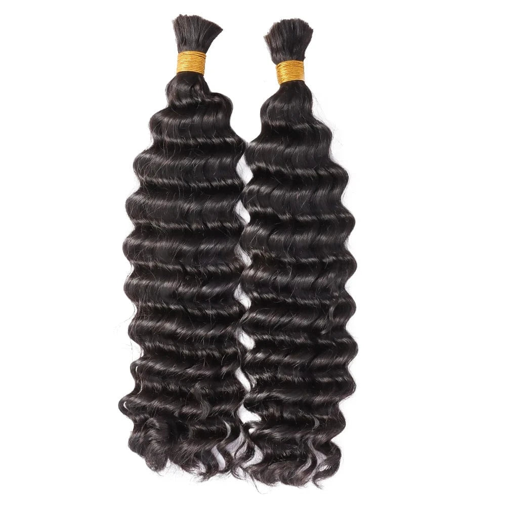 Ready to Ship Brazilian Virgin Human Hair Bulk Wet and Wavy Wholesale Factory Price for Braiding Hair