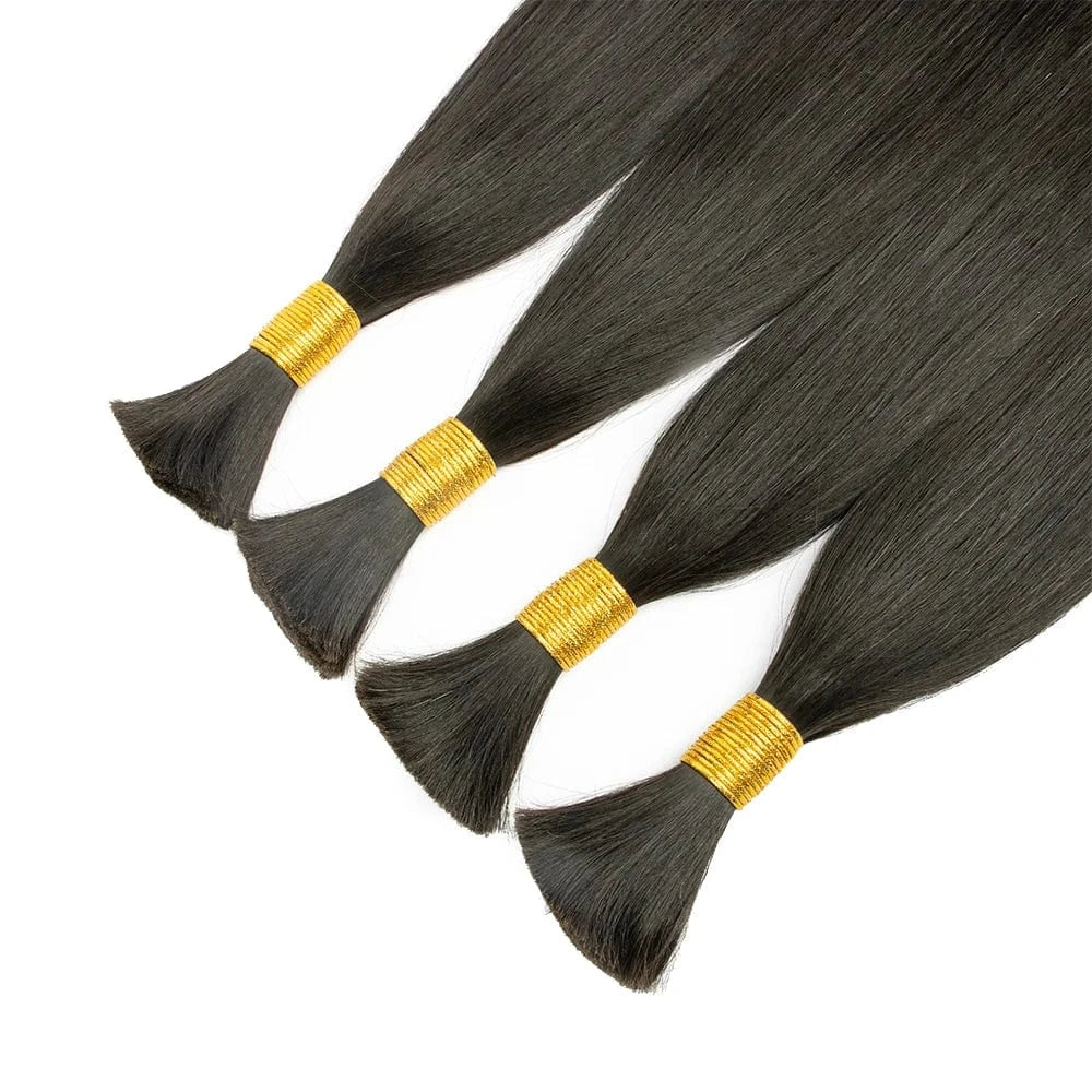 Ready to Ship Brazilian Virgin Human Hair Bulk Wet and Wavy Wholesale Factory Price for Braiding Hair