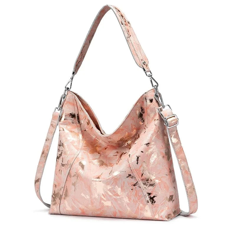 REALER Genuine Real Leather Snake Pattern Hobos Purses Women's Shoulder Hand Bags Fashion Brand Designer Women Ladies Handbags