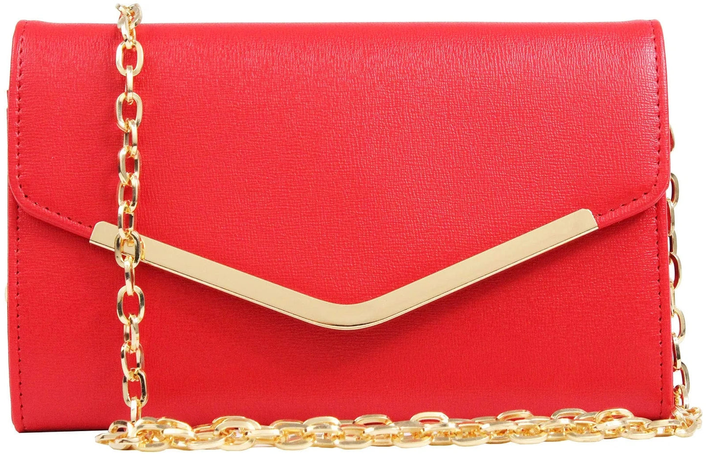 Red hot sale Clutch Purse Evening Bag for Women Envelope Handbag With Detachable Chain for Wedding and Party shoulder bag women