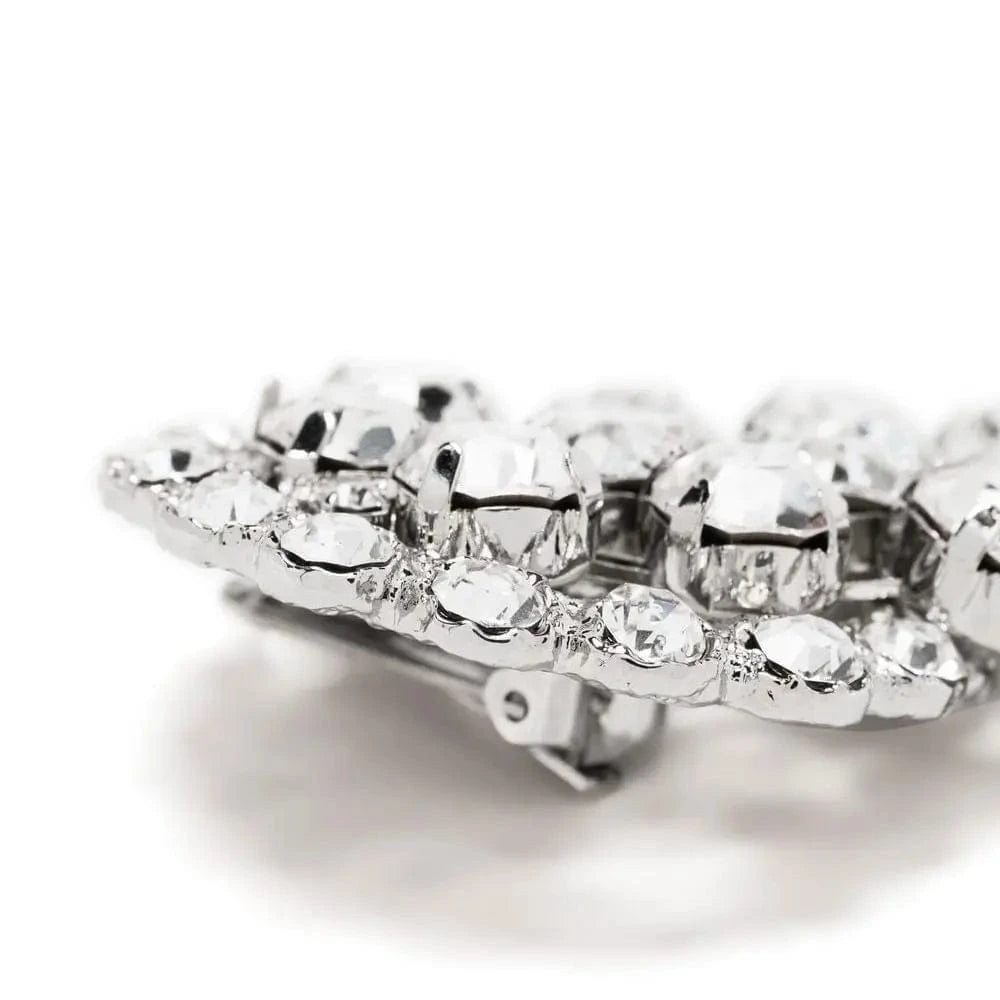 Rhinestone Luxury Asymmetrical Earrings Jewelry Design Crystal Geometric Shape Drop Short Tassel Earring for Women