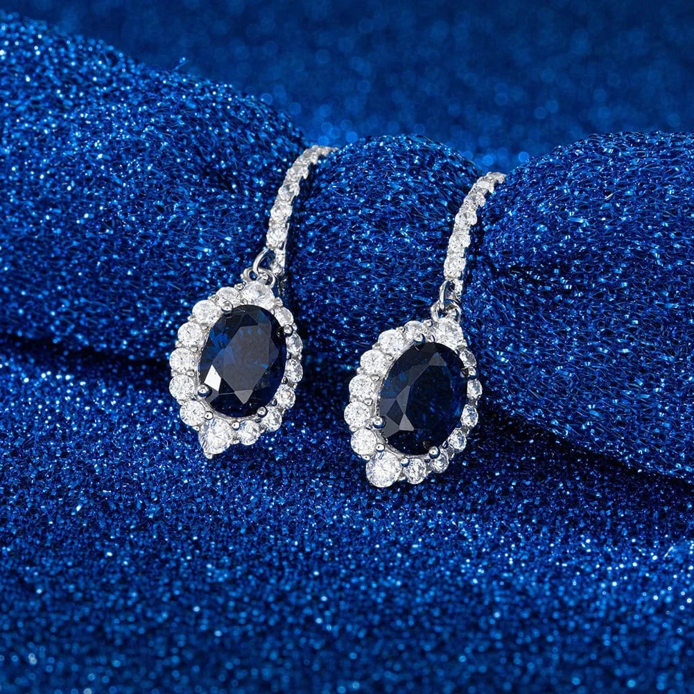 Rhodium Plated RINTINN LZE05 Silver Earings Studs Jewelry 8a Created Sapphire Cubic Zirconia Trendy Earings Square Popular Silver 925 Zirconia