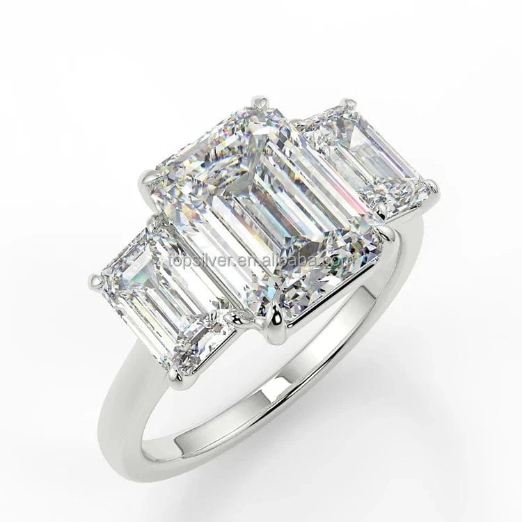 rings jewelry women wholesale 14K 18K Platinum silver diamond engagement ring