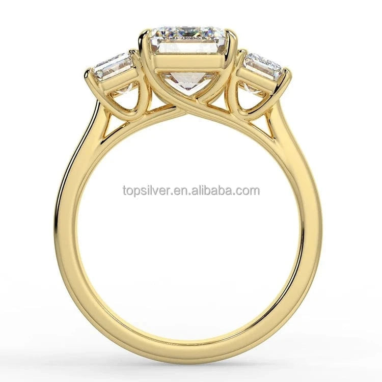 rings jewelry women wholesale 14K 18K Platinum silver diamond engagement ring