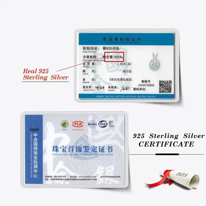 RINNTIN SN175 Fine Jewelry 925 Sterling Silver Necklace 18K Gold Plated Customized  Circle Pendant Necklaces