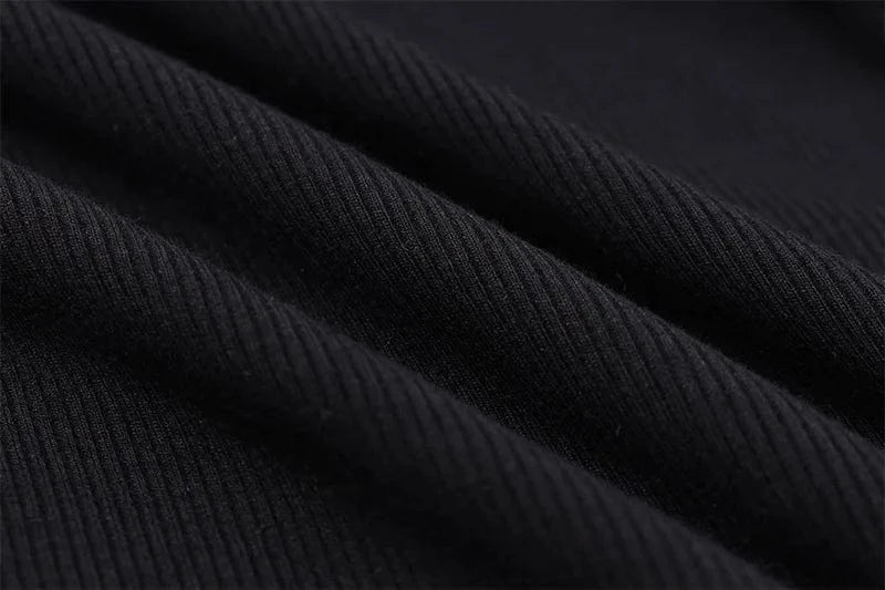 RNSHANGER Sexy Low-cut Off Shoulder Dress Elegant Flare Long Sleeve Twist Knot Mini Dresses Fashion Y2K Aesthetic Ladies Dress