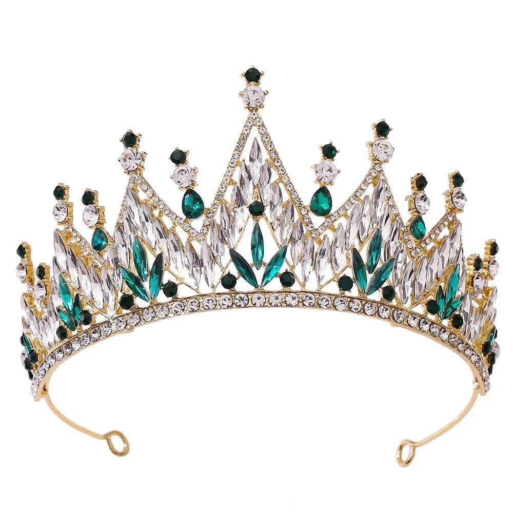 RS282 Exquisite Luxury Bridal Crown Crystal Diadem Tiaras Bride Alloy Jewelry Wedding Party Hair Accessories