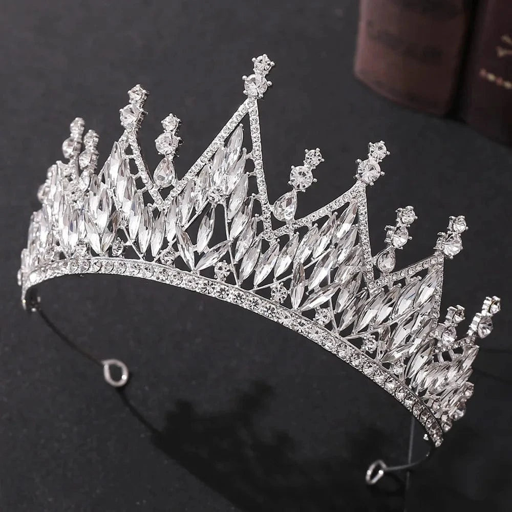RS282 Exquisite Luxury Bridal Crown Crystal Diadem Tiaras Bride Alloy Jewelry Wedding Party Hair Accessories