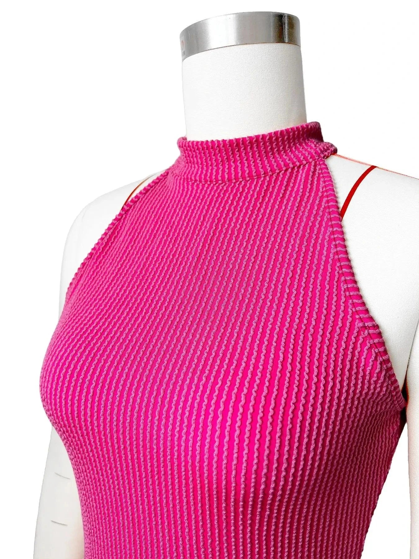 Ruffle Hem Stretch Short Ladies Dress Sport Sexy 2024 Summer Mini Sleeveless Knit Y2K Trendy Women's Dresses With Safety Pants