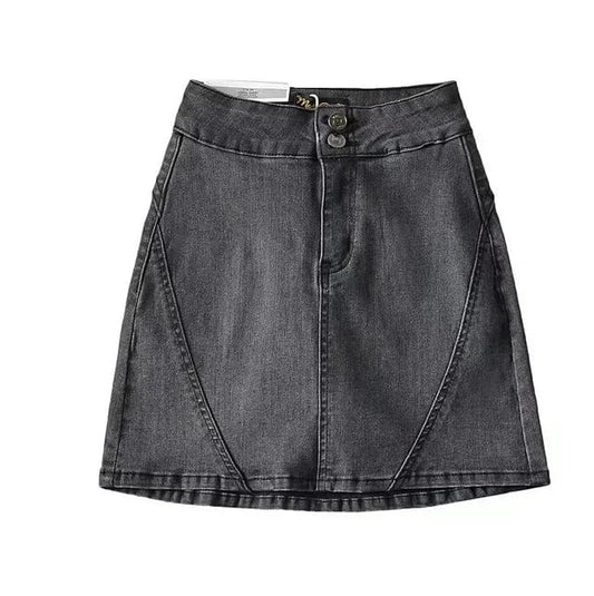 Runwaylover 703 High Waist 2022 Ladies Sexy A-Line Denim Skirt