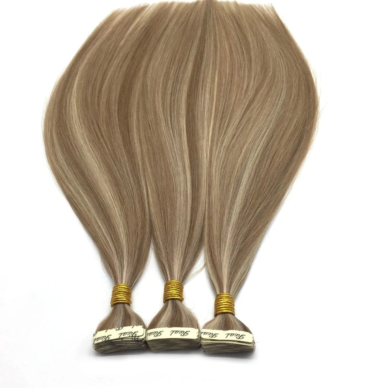 Russian Balayage Skin Weft 100% Ombre Double Drawn Remy Human Hair extension Tape in Ponytail Custom Hair Products