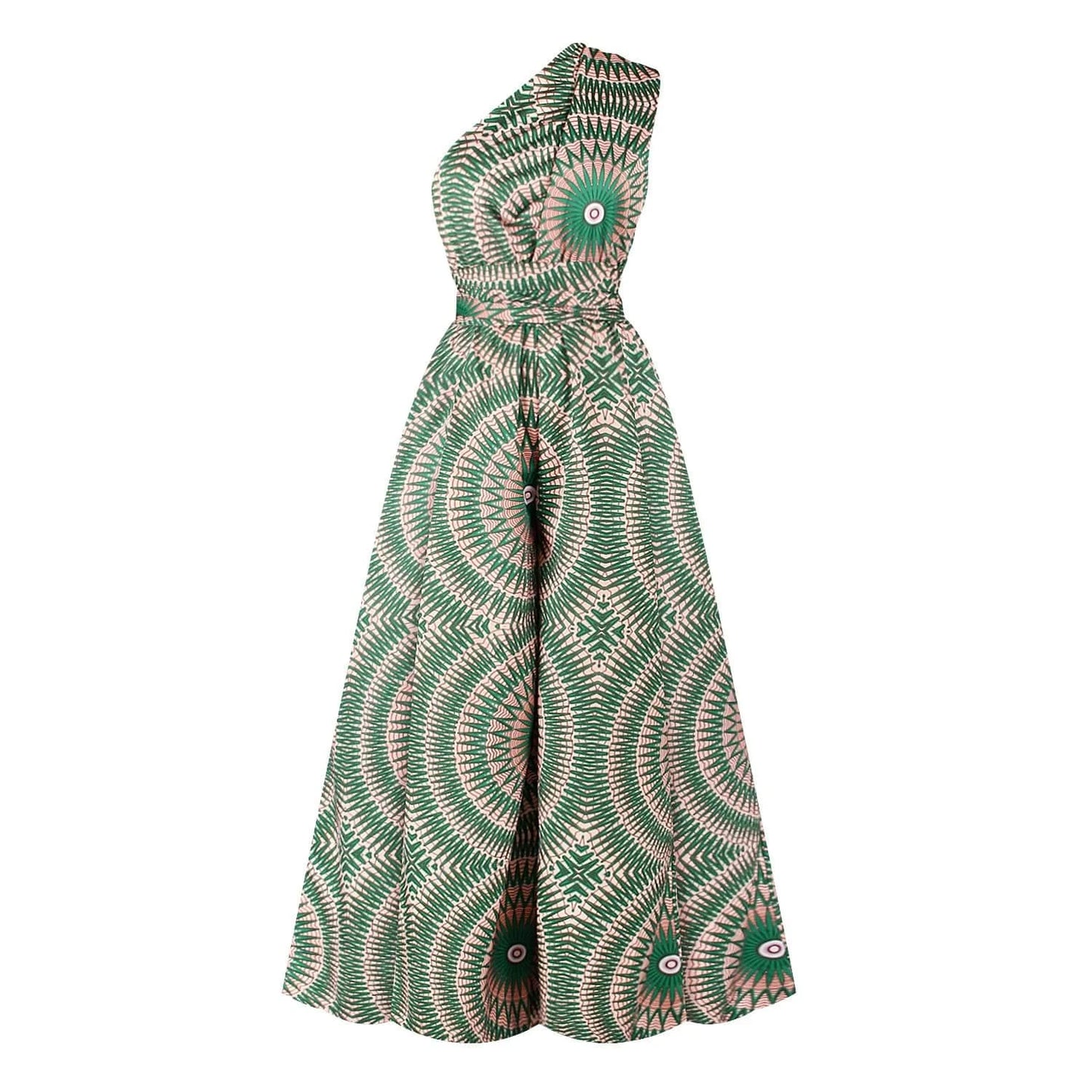 S / 11 Fashion Custom Lady Boho Print Multi Wearing Romper Women Elegant Summer Casual Wide Leg Jumpsuit Africa