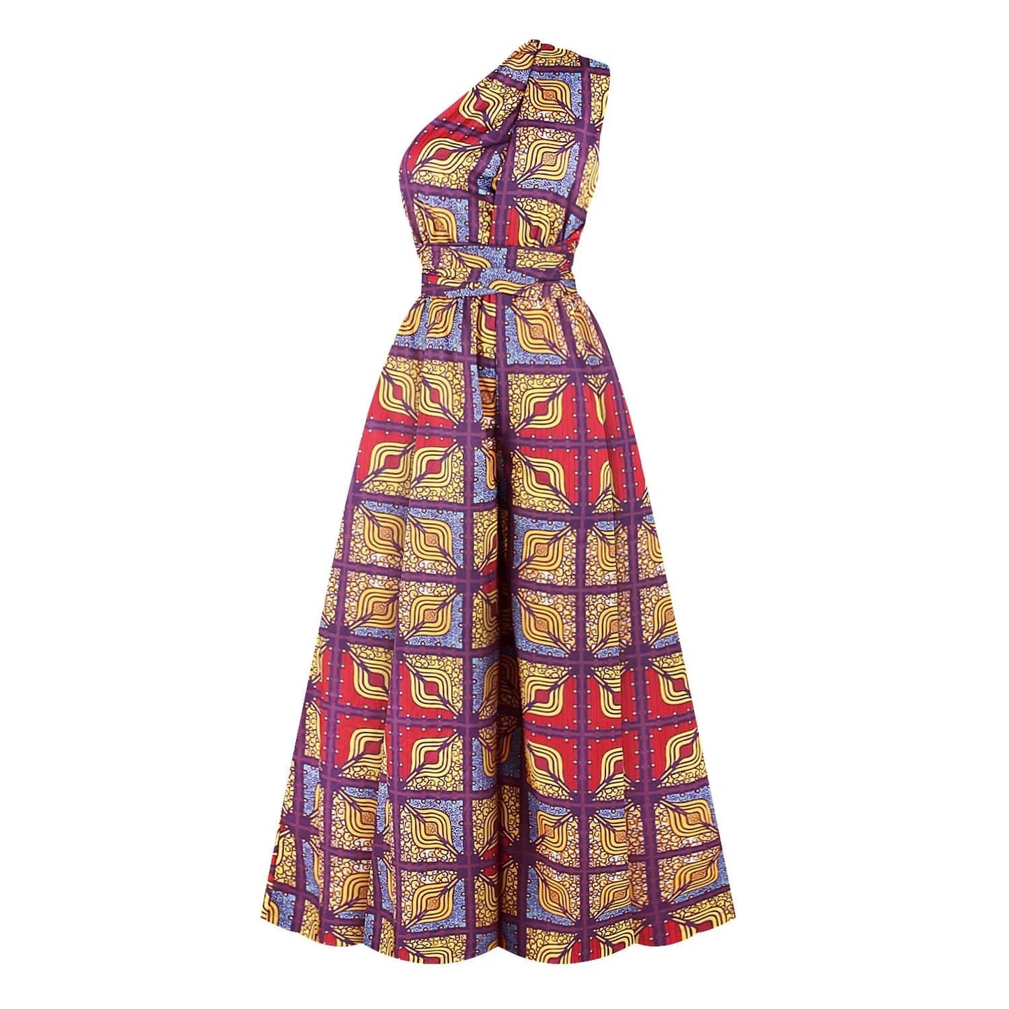 S / 15 Fashion Custom Lady Boho Print Multi Wearing Romper Women Elegant Summer Casual Wide Leg Jumpsuit Africa