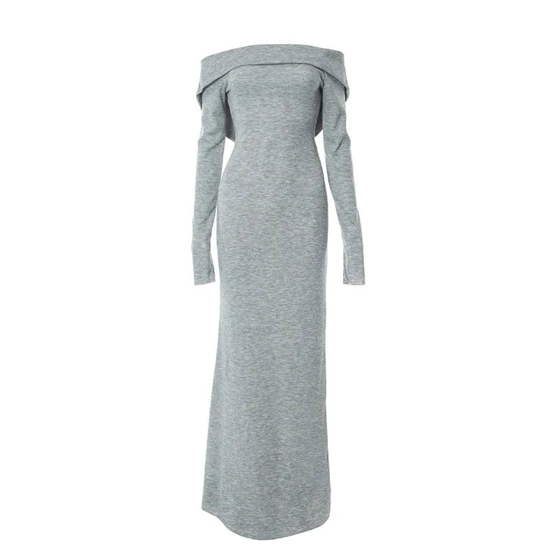 S / Black Bomblook R23DS056 Velvet Thick Outfits Solid Maxi Dresses Backless Women For Women Winter Dress 2024 Casual Dresses Sexy