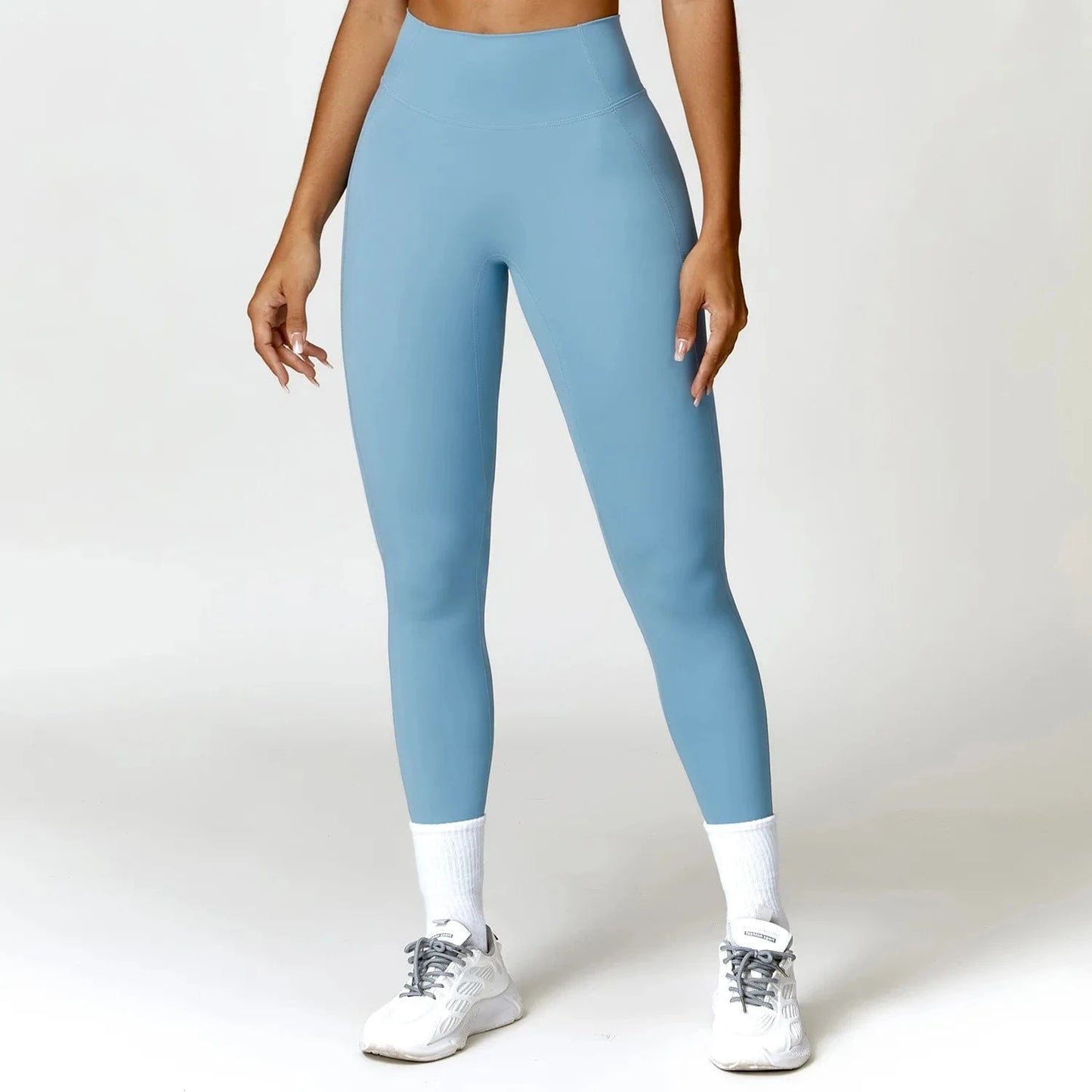 S / Blue leggings 2024 Sportswear Tracksuit Yoga Slim Running Zipper Jacket Gym Scrunch Butt Shorts bra leggings 4 Piece Workout fitness Gym Sets