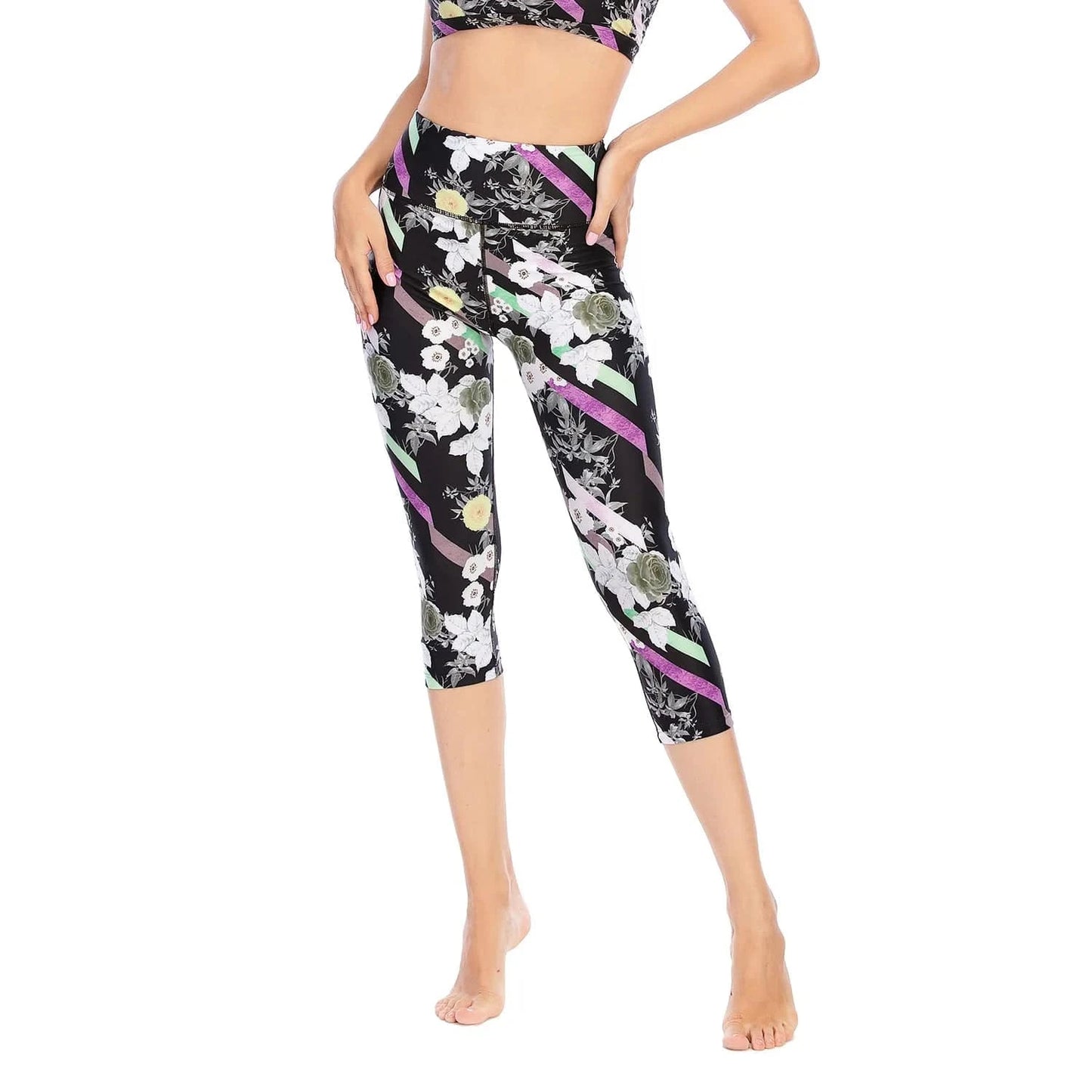 S / Printing yoga Pants 2024 Athletic Wear Sport Girls Seamless Fitness Sport Wear High Elastic Women Yoga set Backless Bra Printing Leggings Yoga suit