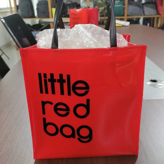 S / Red 2024 hot sale luxury handbags for women little neon bag pvc bags ladies fashion design purses for females