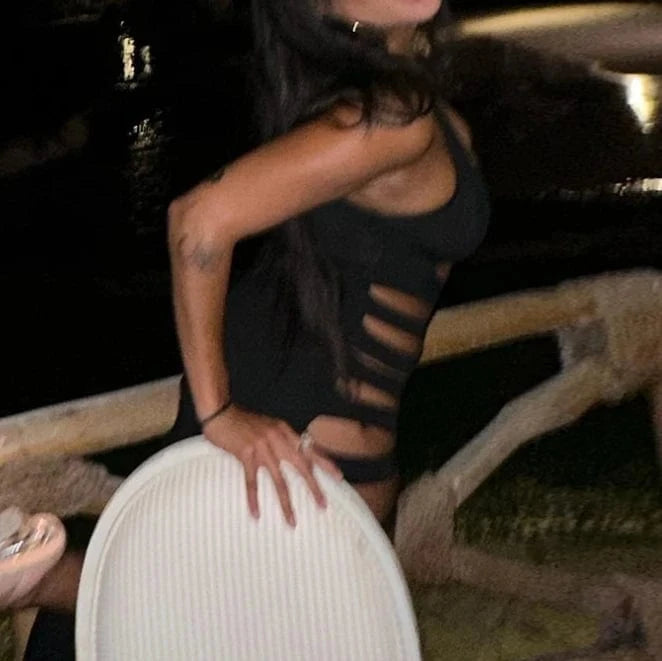 S / silver 2024 Y2K Glossy Color Lace Up Halter Dress Women Sleeveless Mini Dress Summer Sexy Backless Bodycon Dress