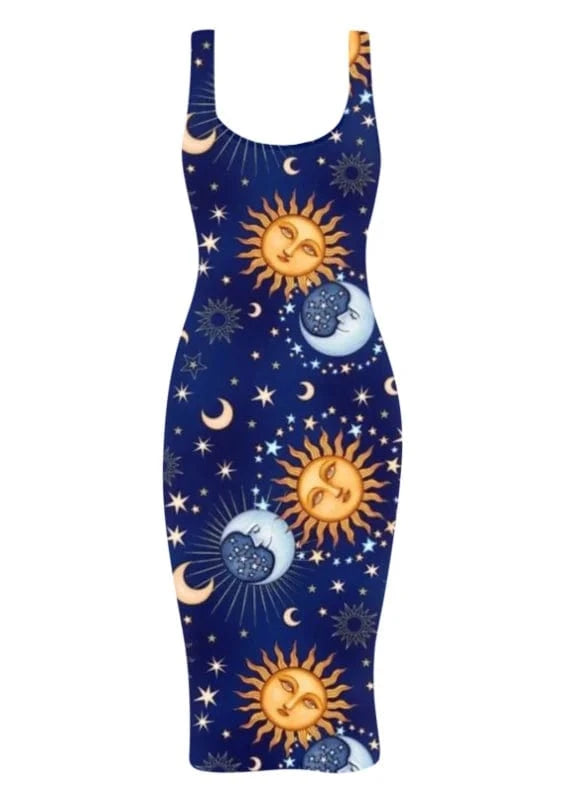 S / Style-5 Free Sample 40+ Style Sleeveless Bodycon Tank Long Dress Women 2024 Stretch Party Night Club Streetwear Casual Ladies Dresses