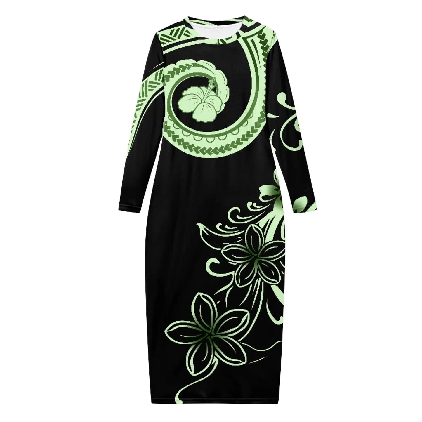 S / VBFE1201 Custom Dresses for Women 2024 Round Neck Spring Summer Bodycon Long Sleeve Simple Casual Slim Fit Women's Clothing Dress Party