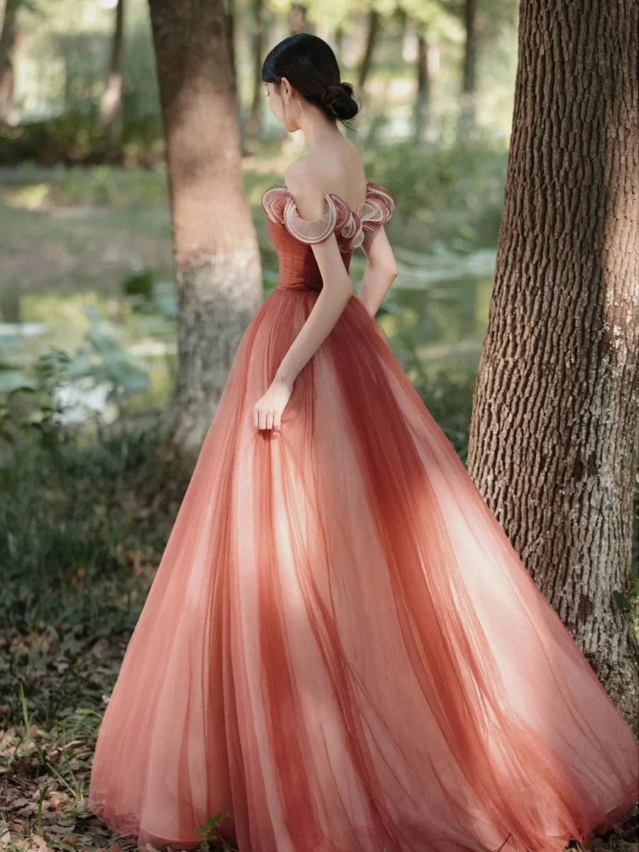 S0431R New hot sale fashion one shoulder elegant sexy heavy beaded puff sleeve temperament evening dress