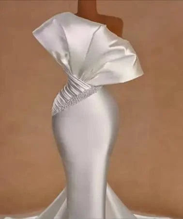 S0600G   2024 New High Quality Custom Customize as customer require  Plus Size Mermaid Wedding Dress for Evening Party